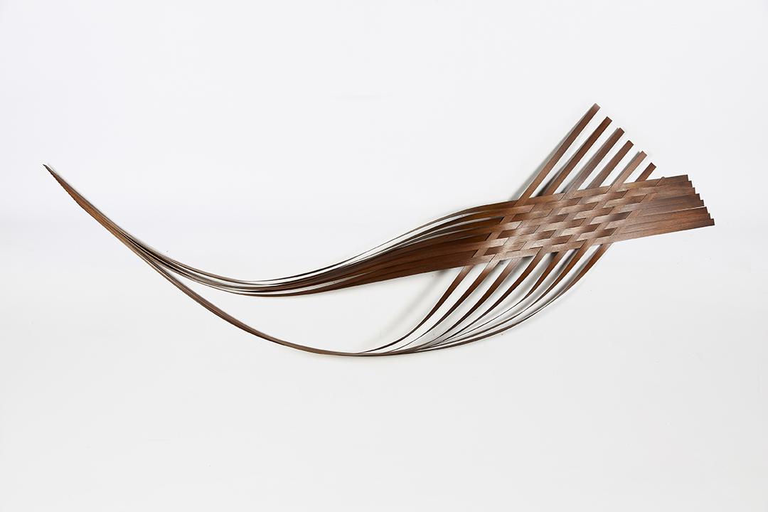 Large Scale Woven Wood Abstract Wall Sculpture (1 of 9)