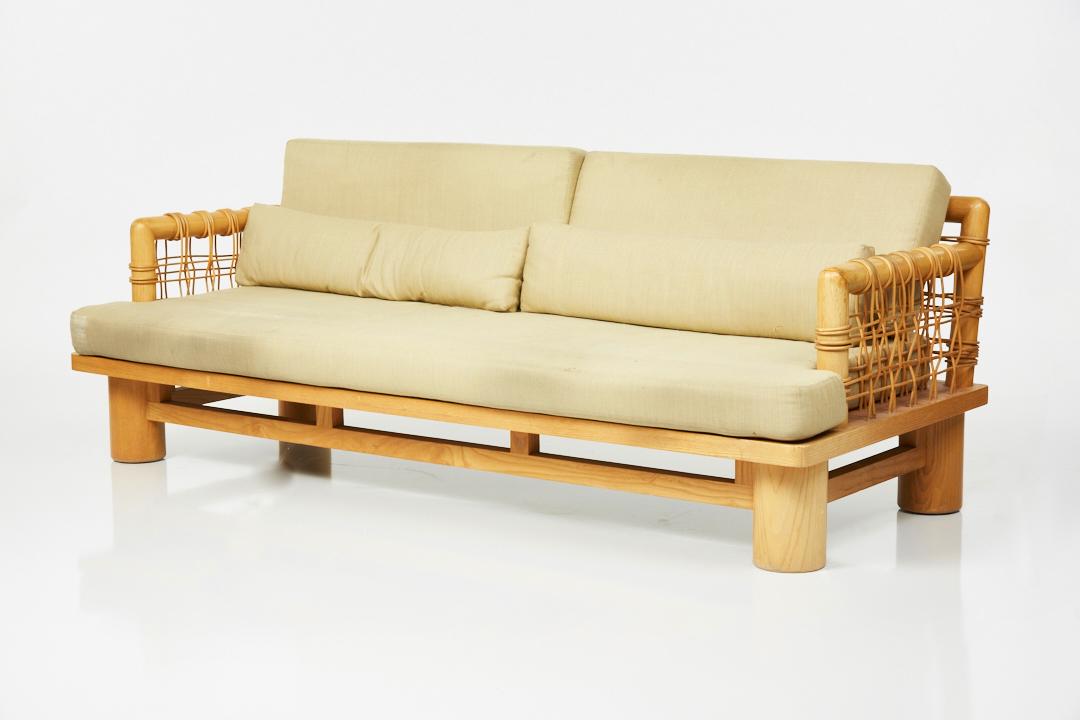 Karl Springer, 'Dowelwood' Sofa (1 of 10)