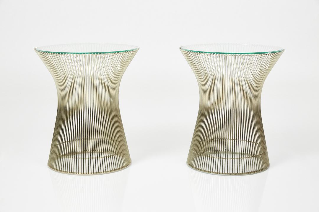 Warren Platner, Pair of Side Tables (2) (1 of 9)