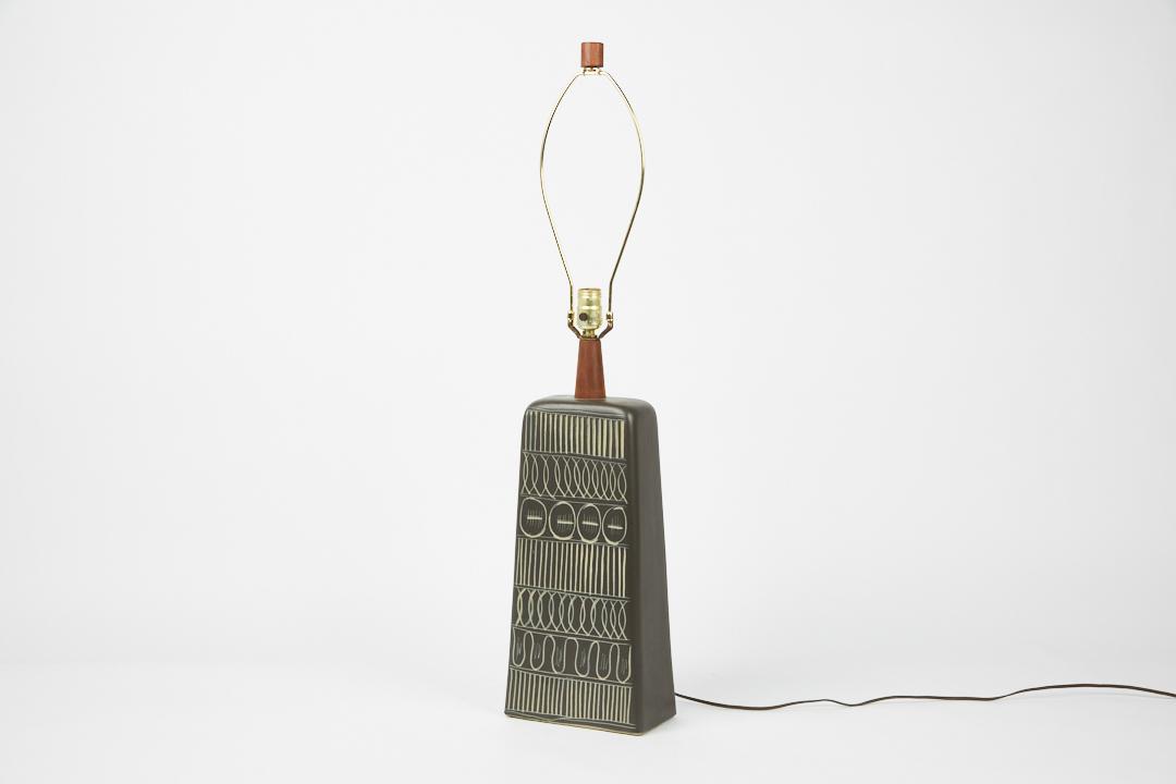 Gordon & Jane Martz, Incised Table Lamp (1 of 9)