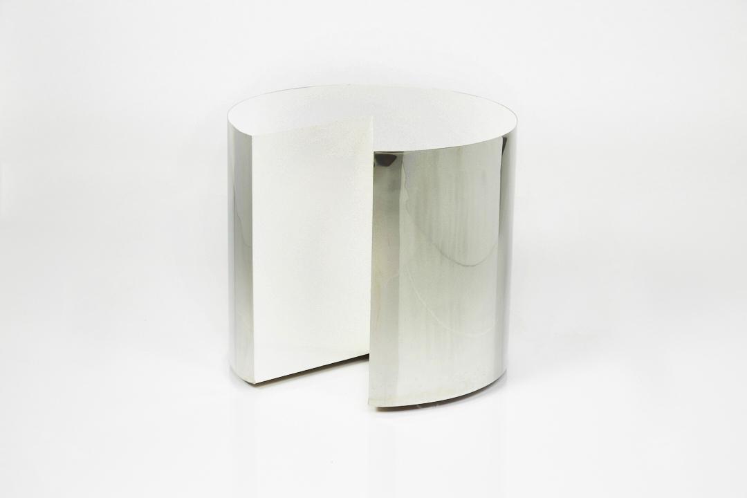 Pace Collection, Cylindrical Wedge Side Table (1 of 11)