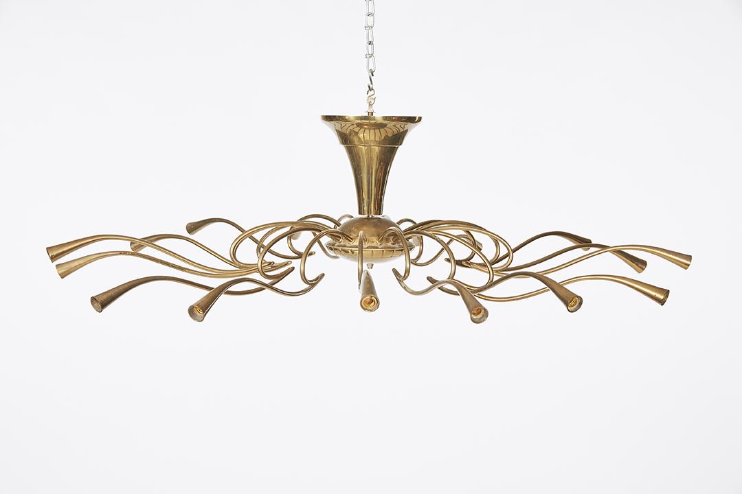 Oscar Torlasco, Flush-Mount Chandelier (1 of 7)
