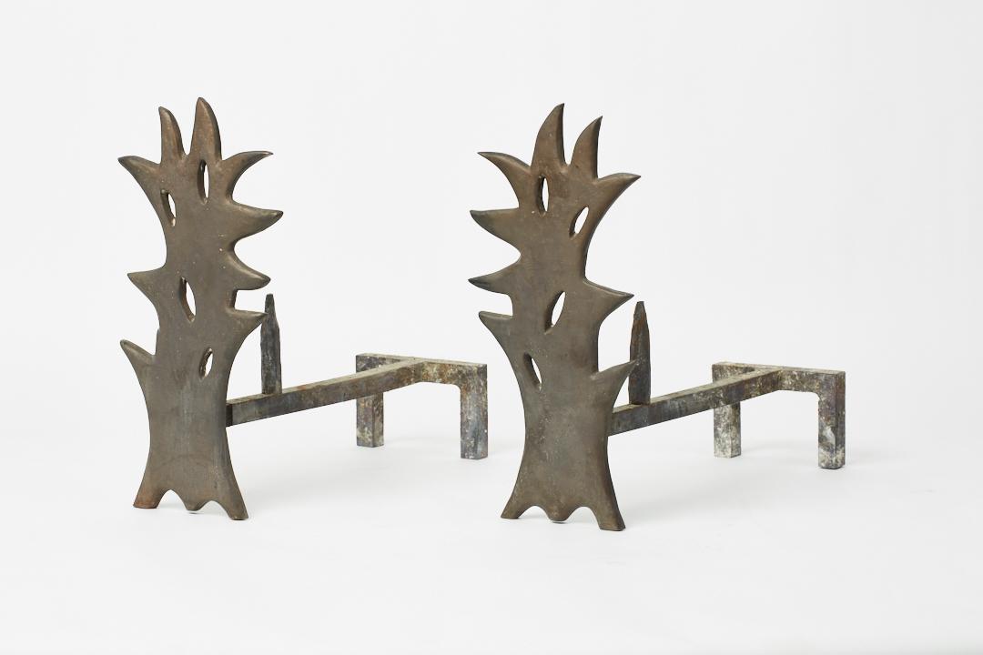 French, Bronze Andirons (1 of 11)