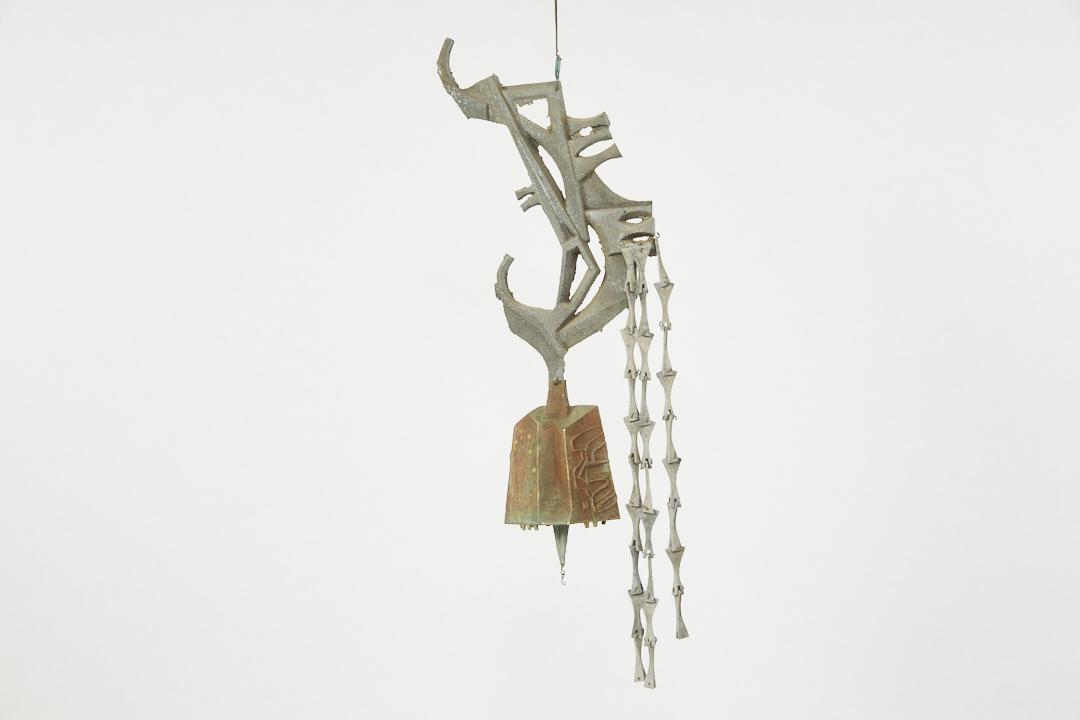Paolo Soleri, Architectural Bell with Wind Chime (1 of 9)