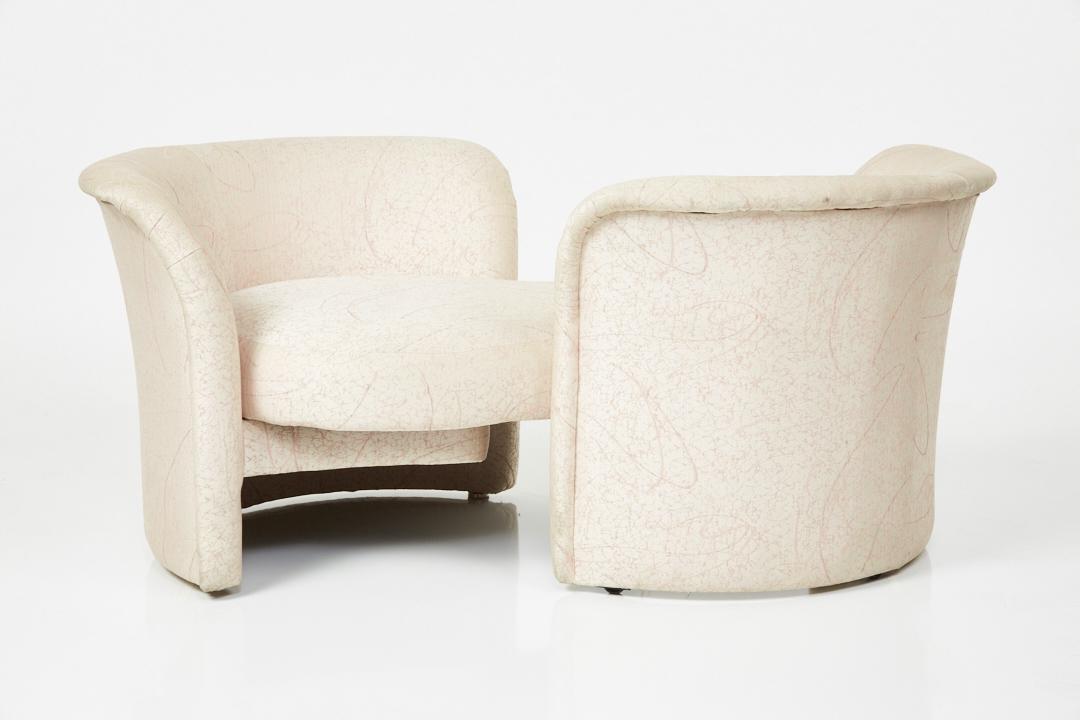 Milo Baughman, Swivel-Back Tete-a-Tete (1 of 8)