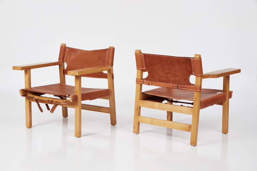 Borge Mogensen Style, 'Spanish' Chairs (2) (1 of 11)