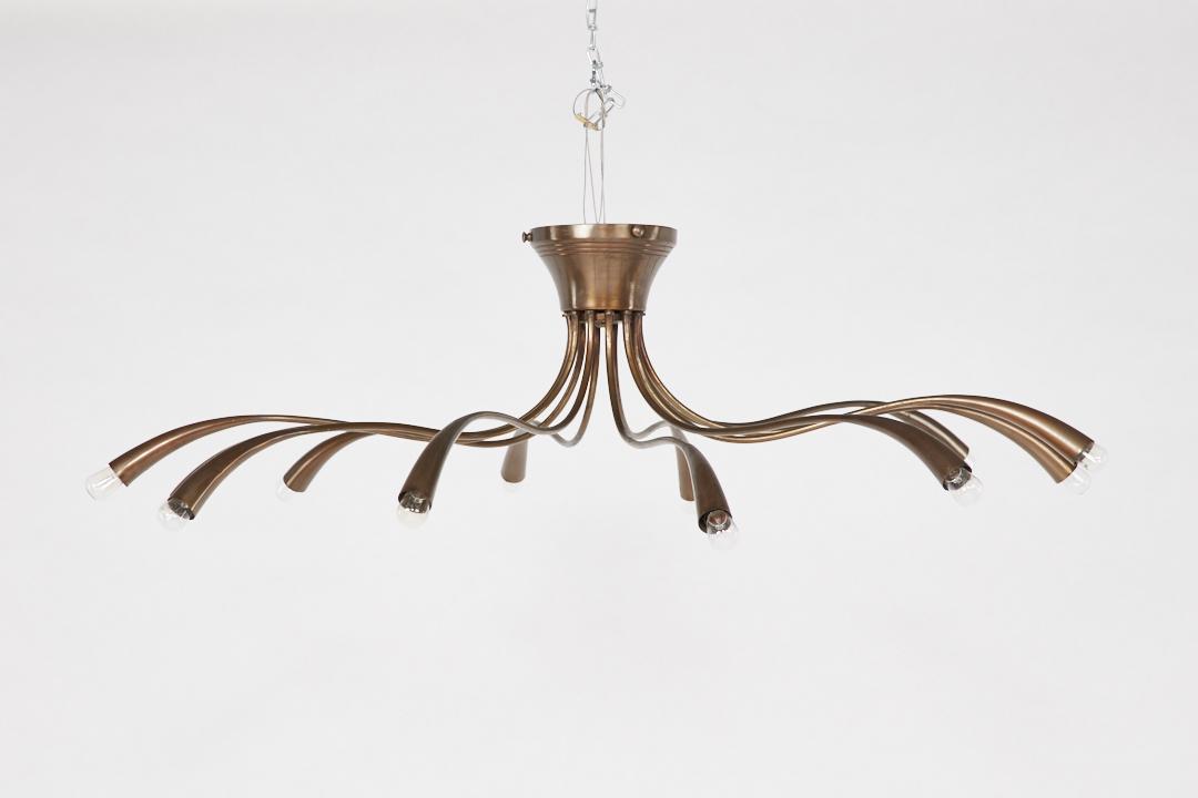 Oscar Torlasco, Flush-Mount Chandelier (1 of 8)