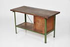 French, Industrial Work Table