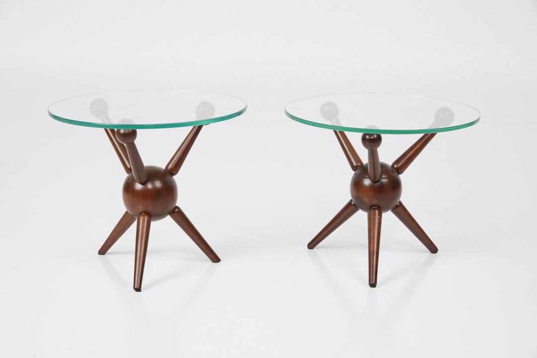 Gio Ponti Style, 'Jacks' Side Tables (2) (1 of 10)