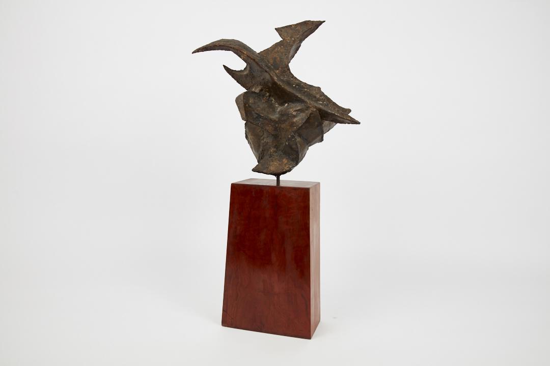 Brutalist, Torch-Cut Sculpture (1 of 12)
