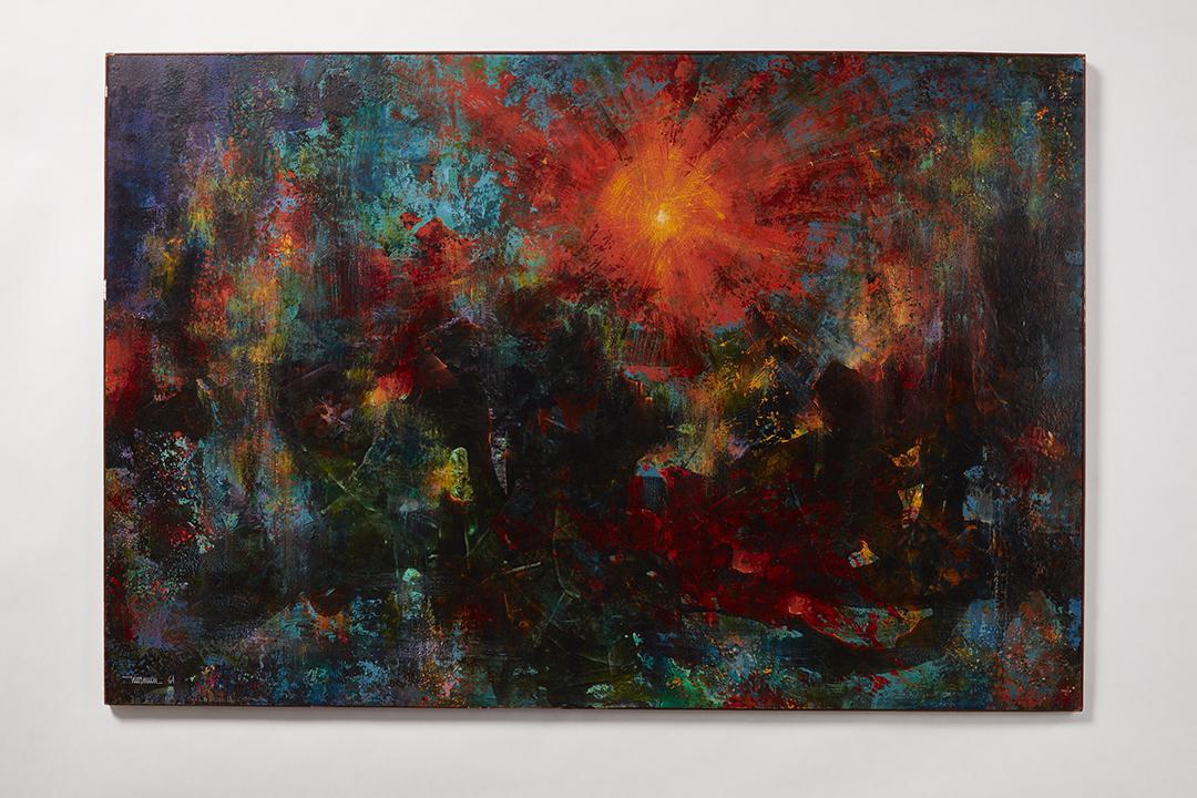 Leonardo Nierman, 'Jungle' Painting (1 of 10)