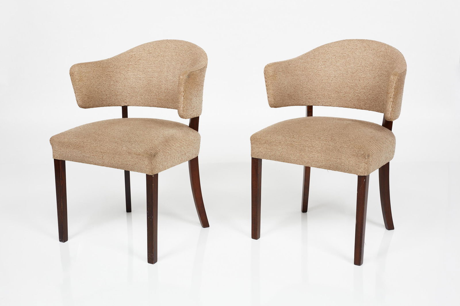Danish, Curved-Back Easy Chairs (2) (1 of 18)