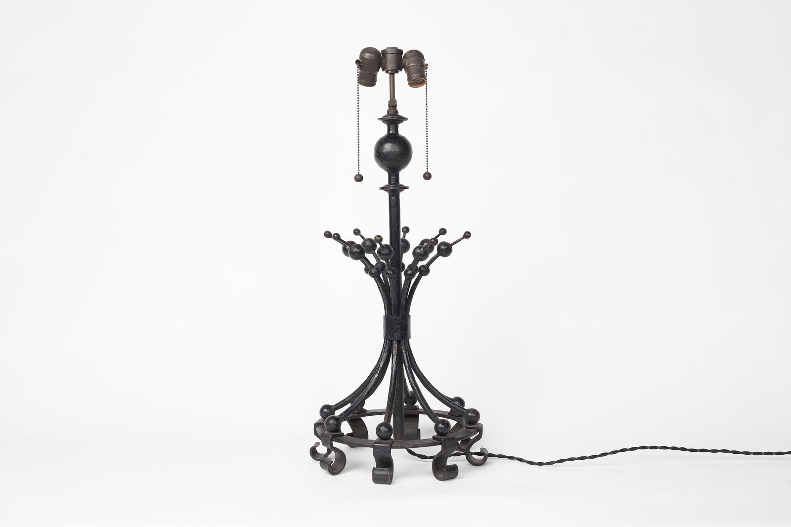Edgar Brandt Style, Iron Lamp (1 of 13)