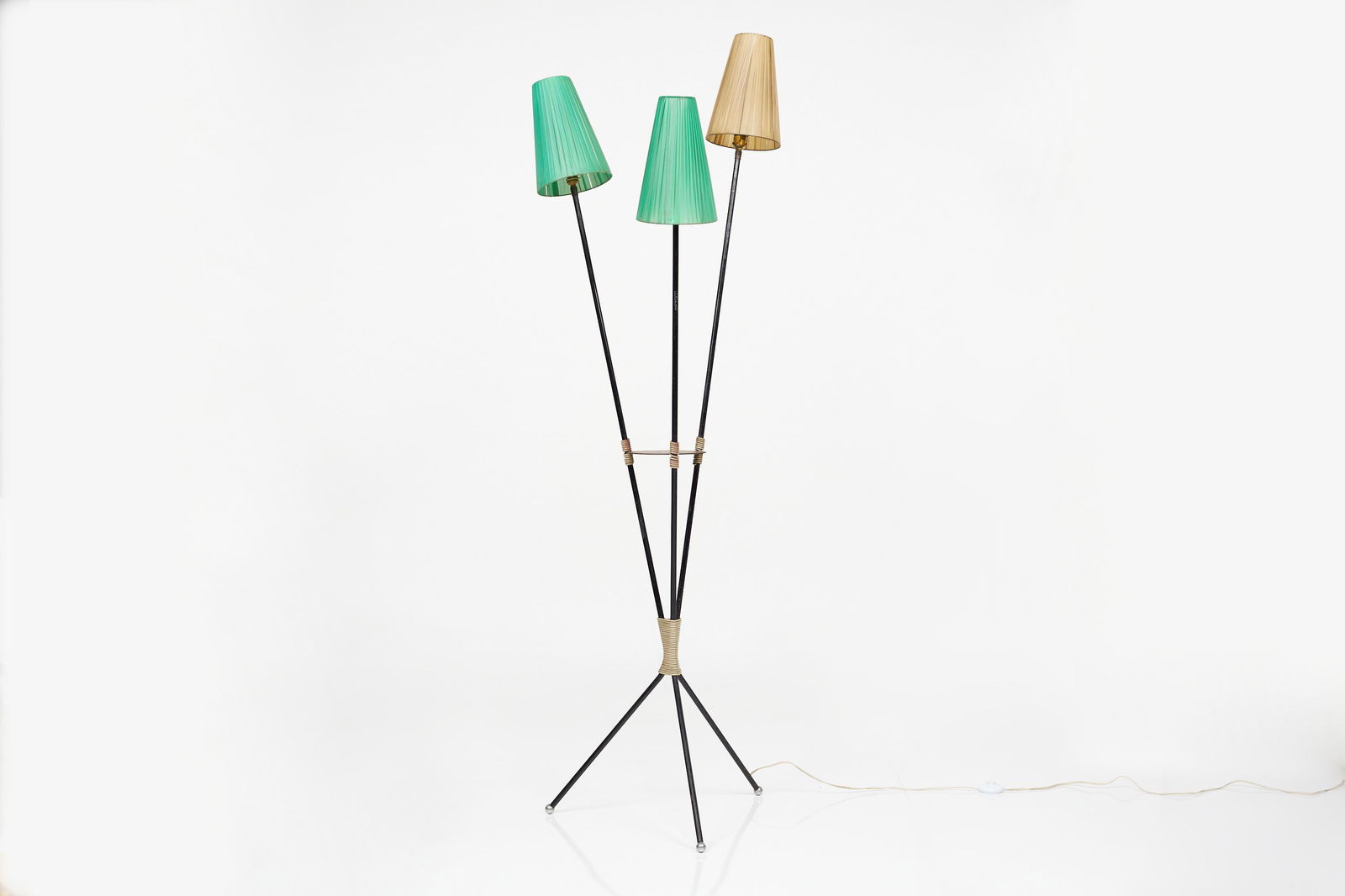 French, Three-Shade Floor Lamp (1 of 20)