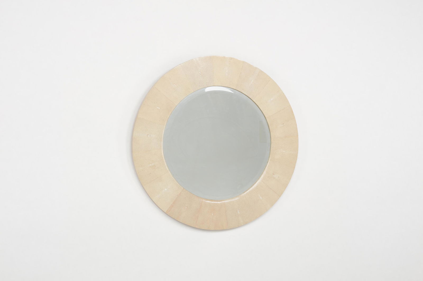 Modern, Round Shagreen Wall Mirror (1 of 14)
