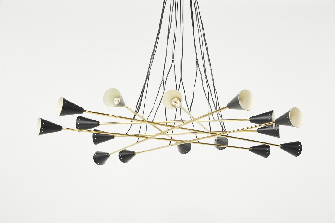 Stilnovo Style, 16-Shade Chandelier (1 of 9)