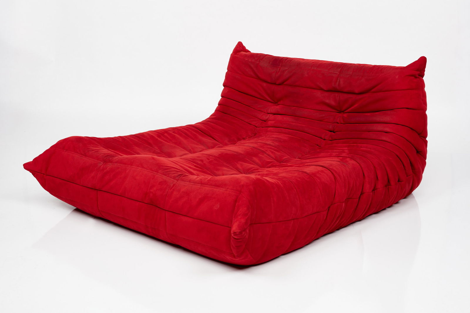Michel Ducaroy, 'Togo' Chaise Lounge: Michel Ducaroy 'Togo' chaise lounge, 2013 Polyester, foam. Manufactured by Ligne Roset, France. Back seam with manufacturer's fabric label. 29.5" H x 51" W x 64" D