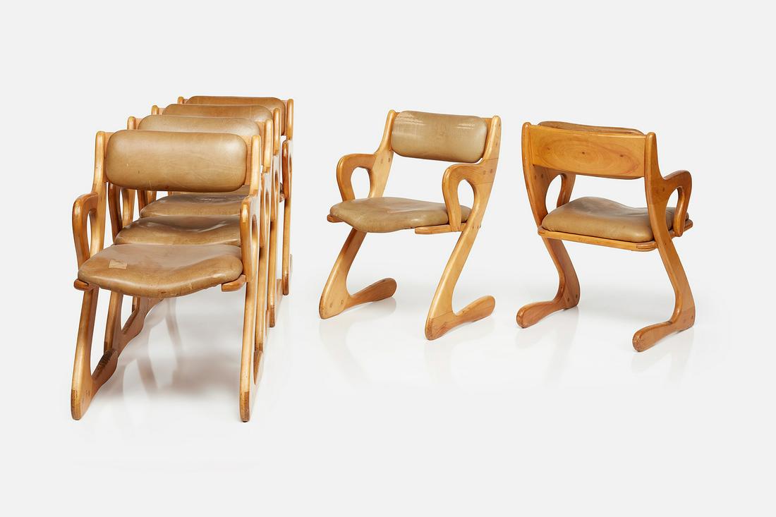 Lee Ridenour, Sculptural Dining Armchairs (6) (1 of 20)