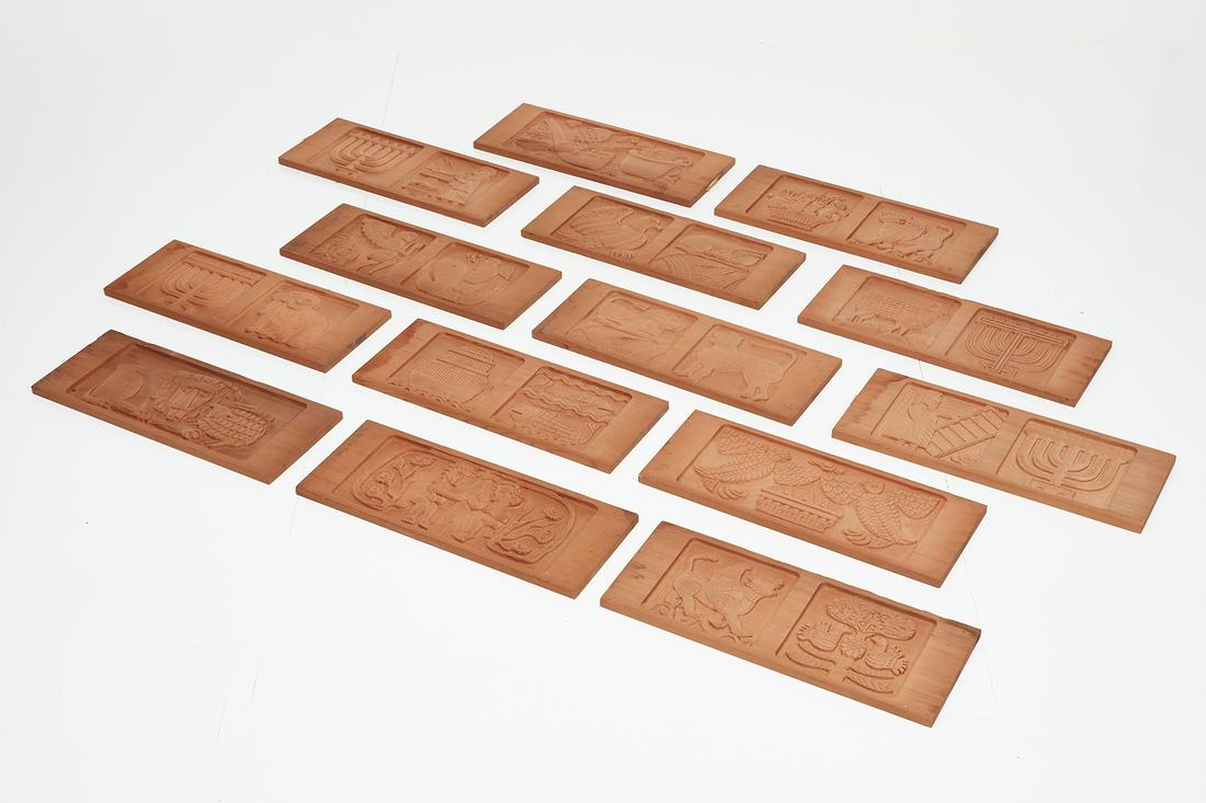 Evelyn Ackerman, Complete Set of Carved Panels (14) (1 of 14)
