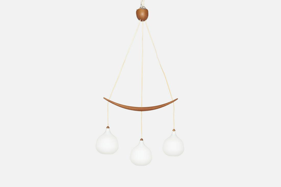 Uno & Osten Kristiansson, Three-Shade Chandelier (1 of 12)