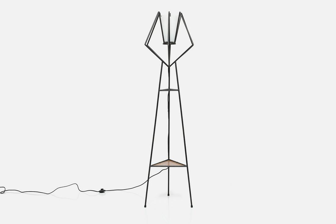 French, Angular Floor Lamp (1 of 13)