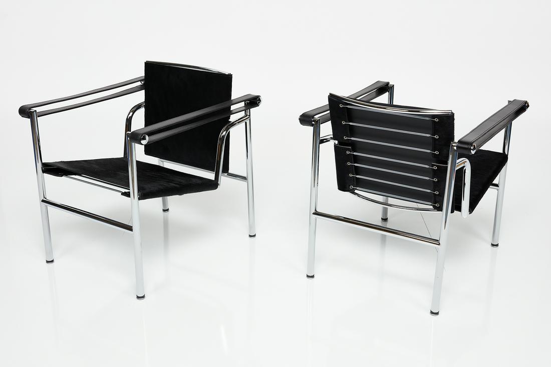 Le Corbusier, 'Basculant' Armchairs (2) (1 of 20)