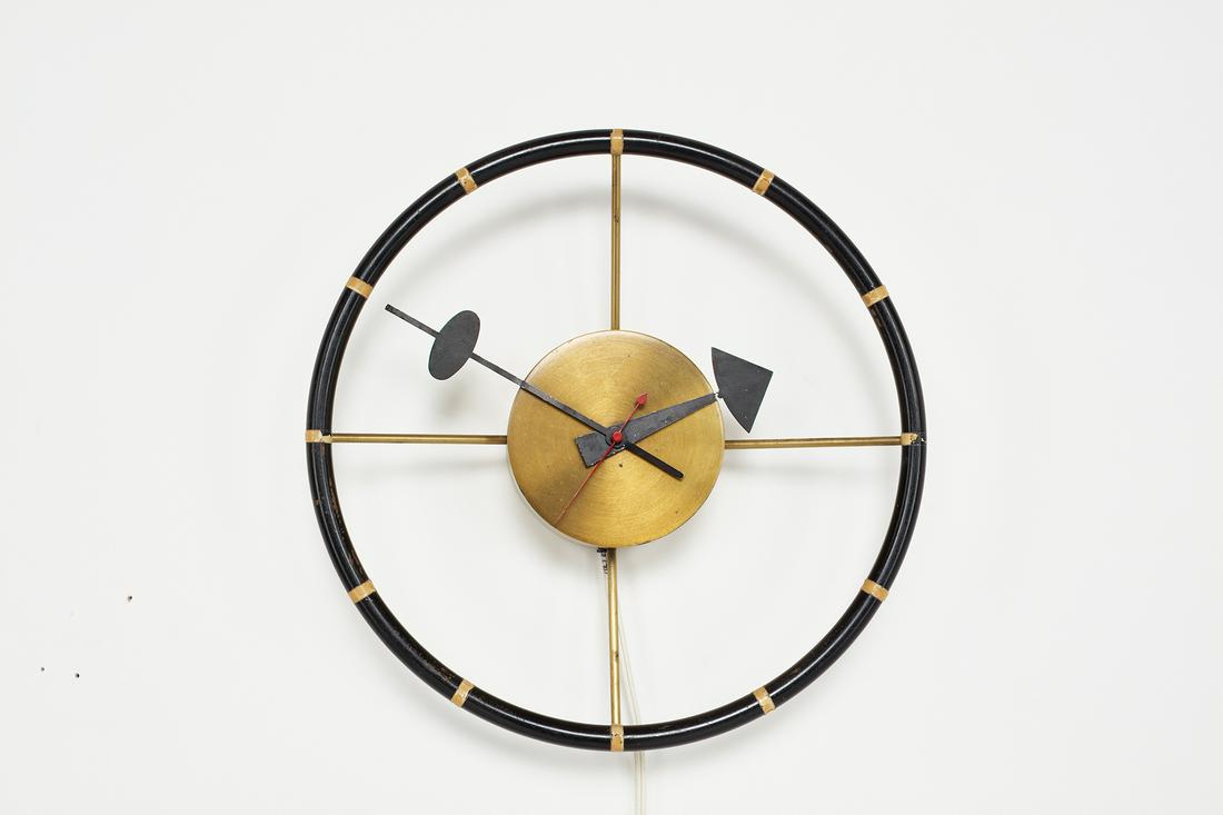 George Nelson, 'Steering Wheel' Wall Clock, Model No. (1 of 11)