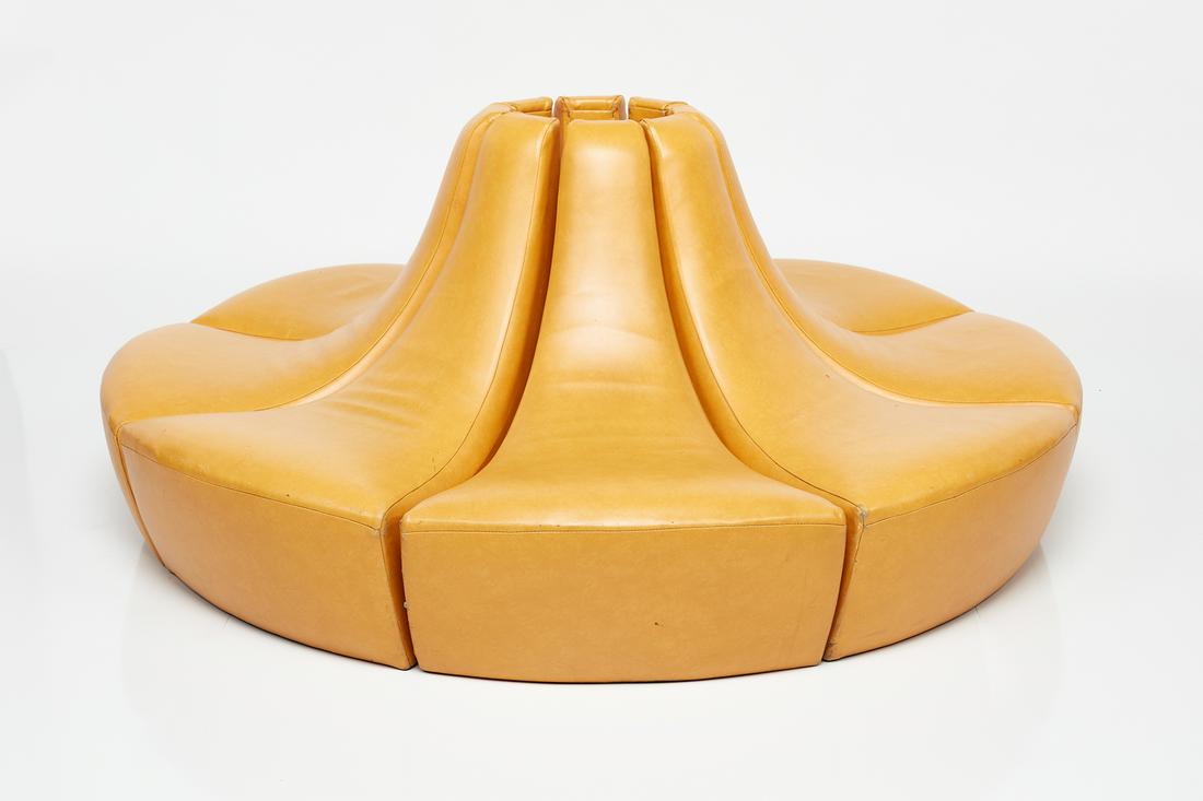 French, Modular Round Sectional Sofa (8) (1 of 16)