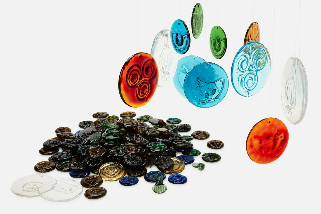 Erik Hoglund, Various Pressed Glass Rondelays (120) (1 of 19)