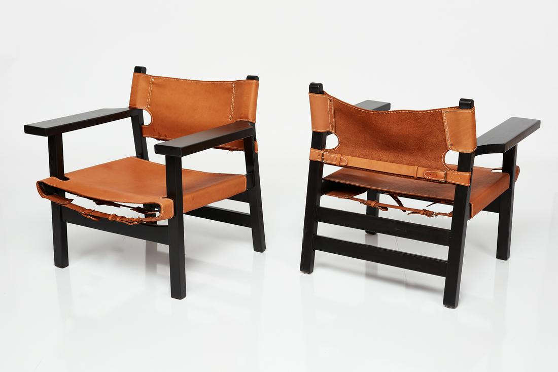 Borge Mogensen Style, 'Spanish' Chairs (2) (1 of 20)