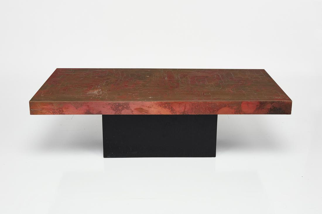 Belgian, Copper Coffee Table (1 of 9)