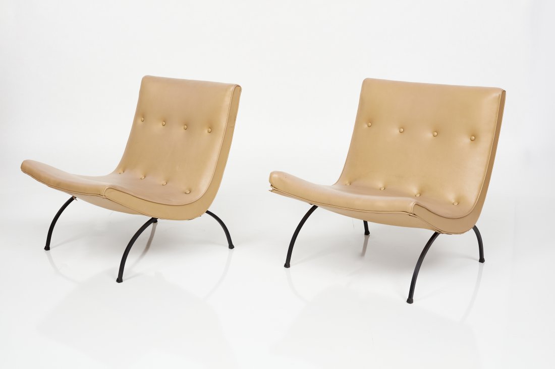 Milo Baughman, 'Scoop' Lounge Chairs (2) (1 of 16)
