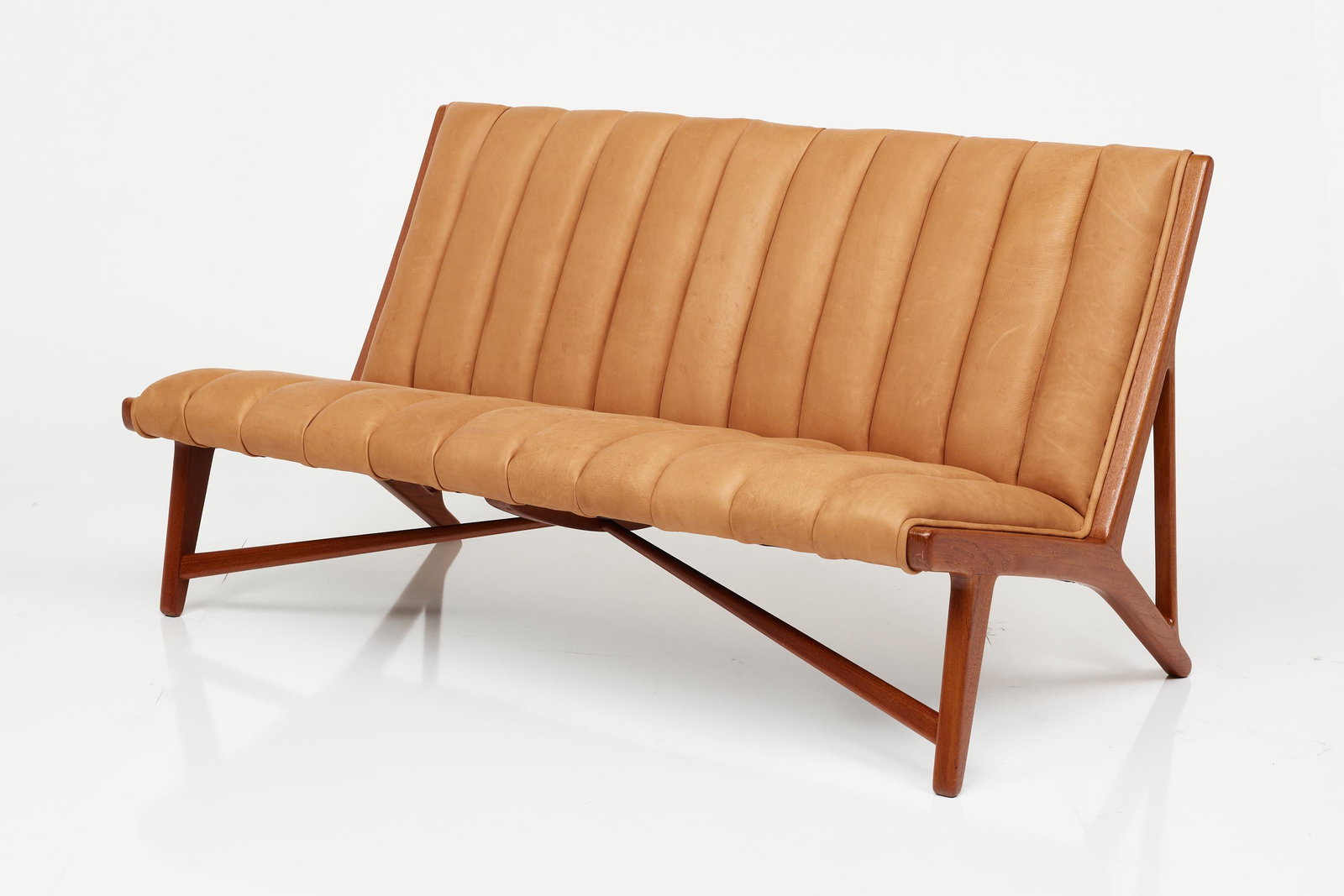 Hans J. Wegner, Armless Settee, Model No. JH-555 (1 of 18)