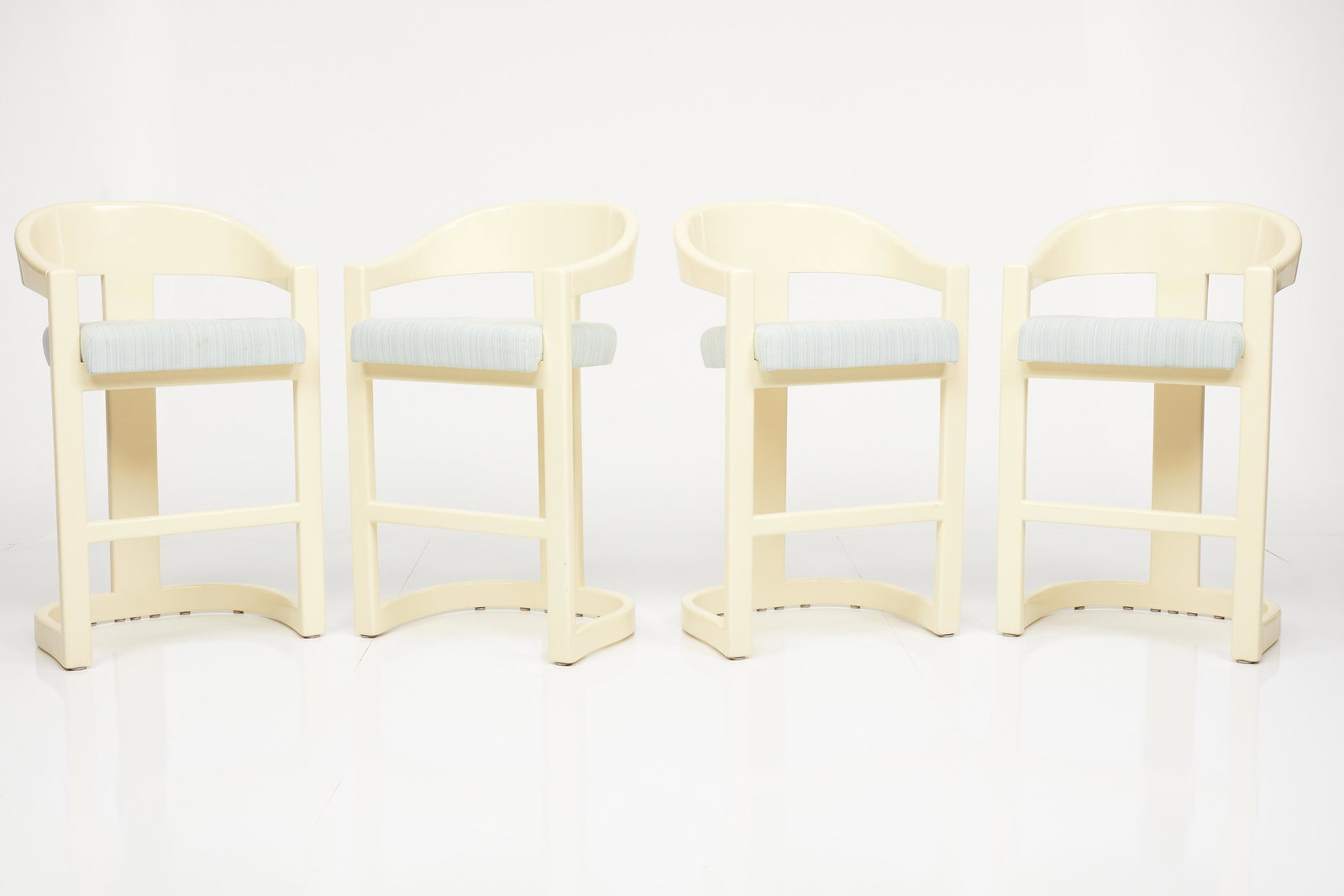 Karl Springer, 'Onassis' Barstools (4) (1 of 14)
