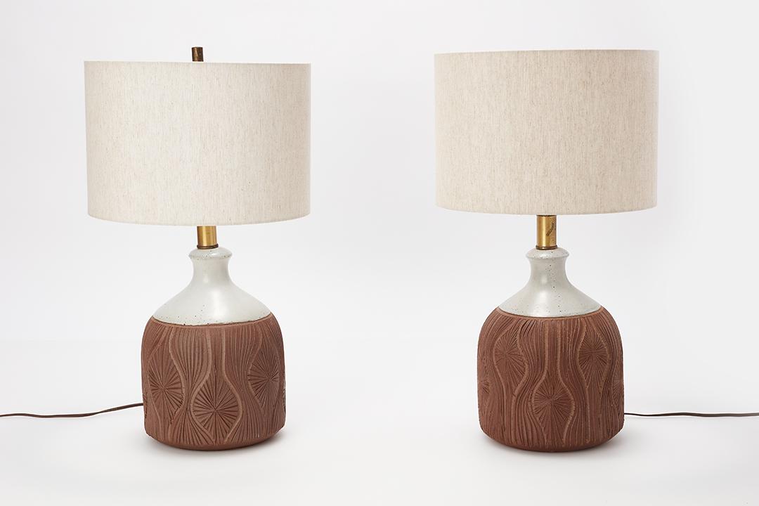 David Cressey & Robert Maxwell, 'Teardrop Sunburst' Table Lamps (2) (1 of 9)