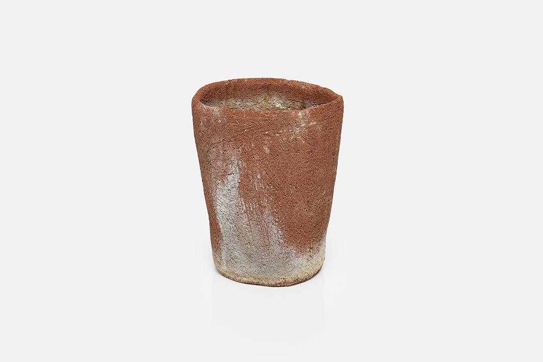 Stan Bitters, 'Scrape' Pot: Stan Bitters Scrape' pot Unglazed stoneware. 13" H x 10.25" W x 9" D