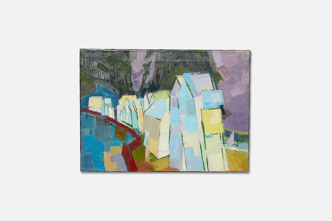 Herb Kornfeld, Untitled #1180 Painting: Herb Kornfeld (American, 1915-2001) Untitled abstract painting, ca. 1996 Oil on canvas. Signed at left and verso signed and numbered "#1180." 16" H x 22" W Provenance: The Estate of Herb Kornfeld, Los