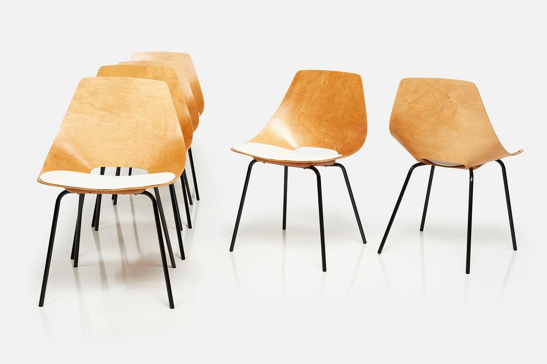 Pierre Guariche, 'Tonneau' Chairs (6) (1 of 15)