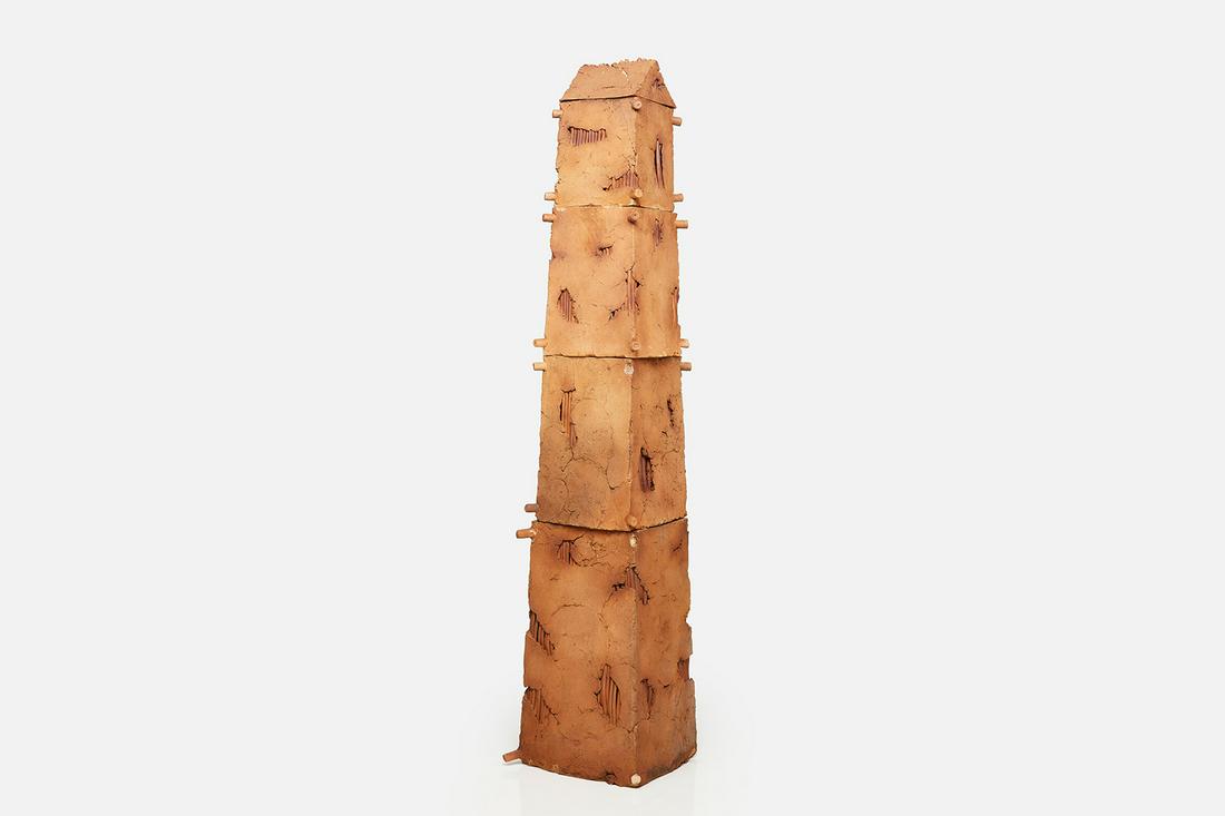 California Design, Large Stoneware Totem (1 of 18)