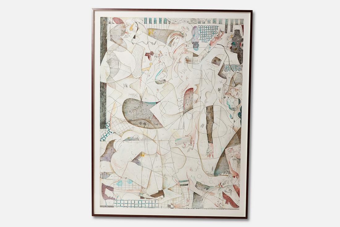 Volker Hüller, 'L.I.T.S. (Protest)' Etching (1 of 9)