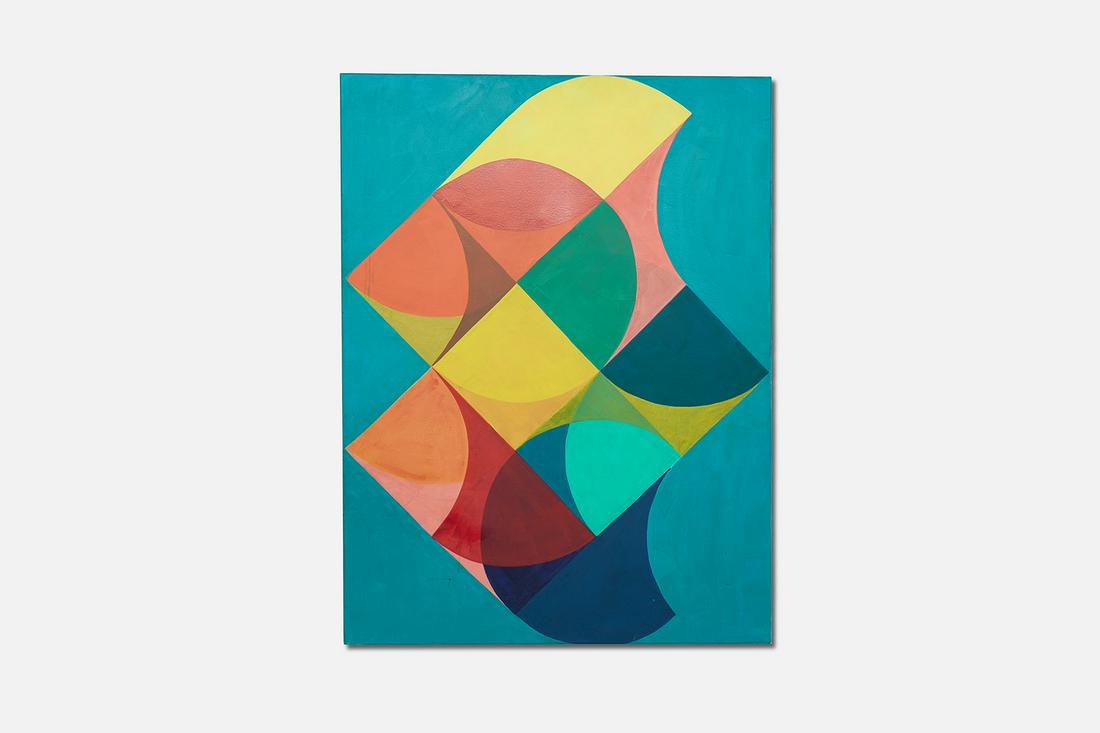 Marta Marcé, 'Flowing in Green' Painting (1 of 13)