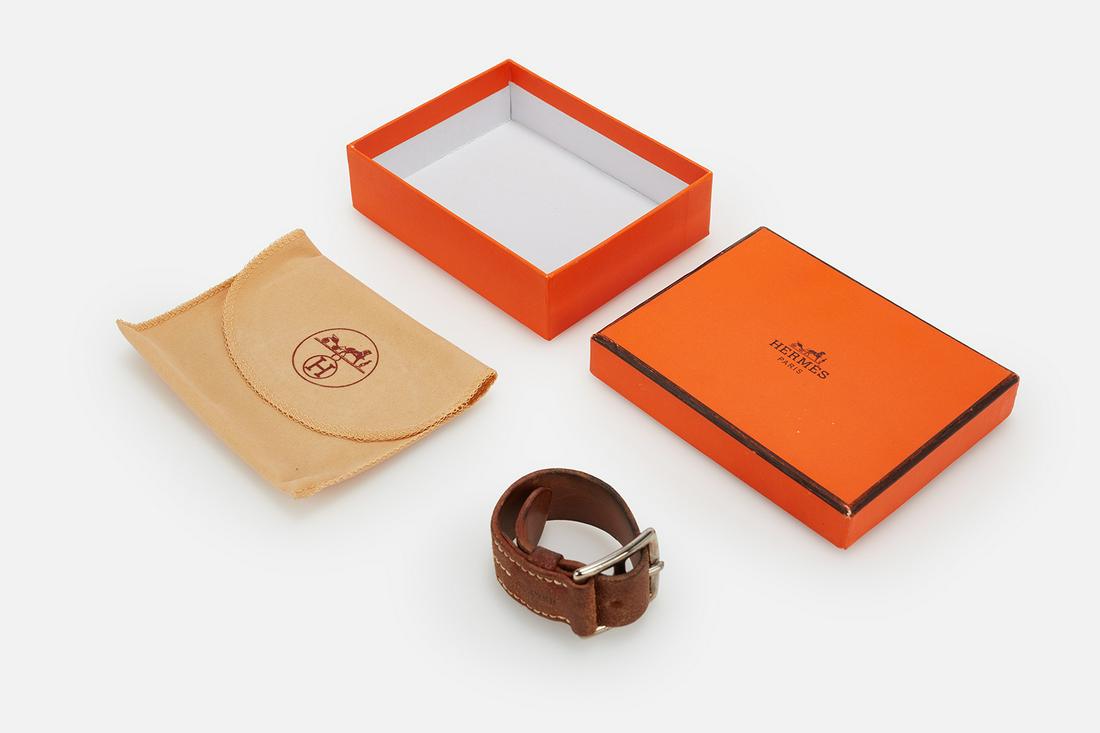 Hermès, Vintage Leather Bracelet (1 of 15)