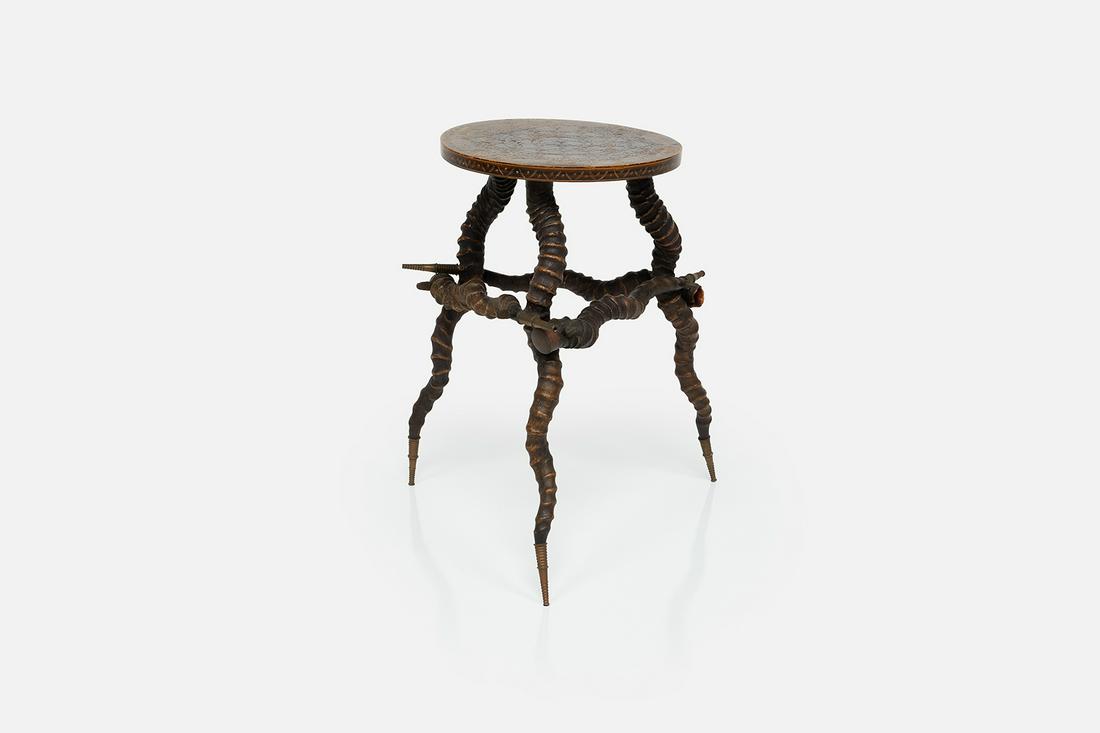 African, Kudu Horn Side Table (1 of 13)