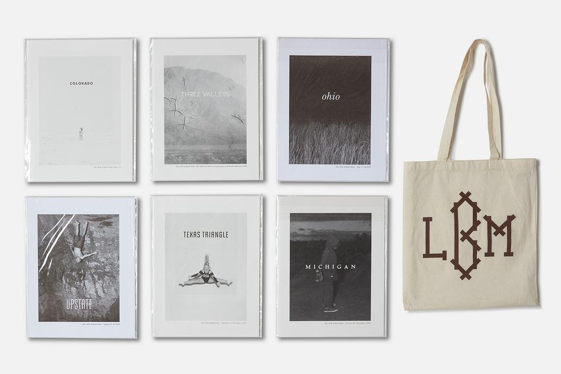 Alec Soth & Brad Zellar, 'LBM Dispatch' Magazines (6): Alec Soth & Brad Zellar 'LBM Dispatch' magazines, nos. 1-6, 2012-2013 Newsprint. Published by Little Brown Mushroom, St. Paul, MN, USA. From the edition of 2000. Each: 15" H x 1.5" W