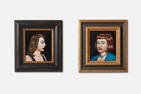 Sandow Birk, 'Study of a Stonewall Patron #2 and #3' Paintings (2)