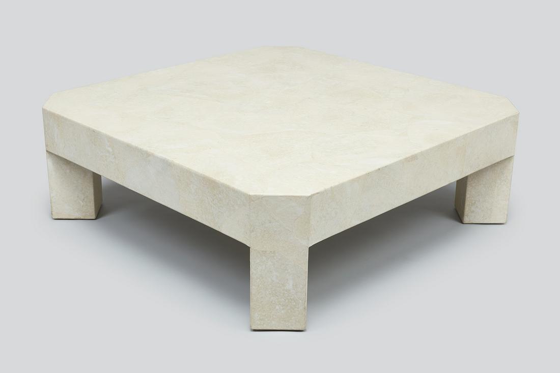 Karl Springer Style, Parchment Coffee Table (1 of 12)