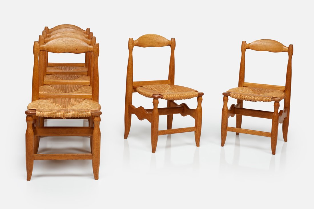 Roger Guillerme & Jacques Chambron, 'Charlotte' Dining Chairs (6) (1 of 15)