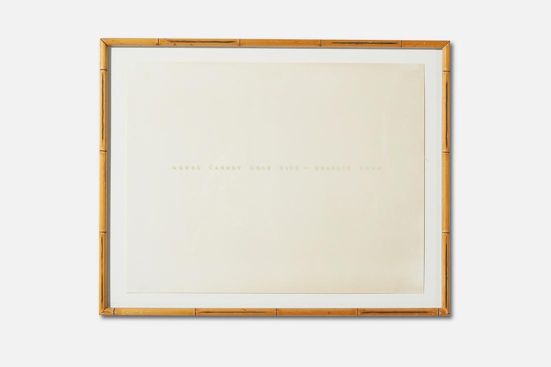 Alexis Smith, 'Words Cannot Cook Rice' (1 of 9)