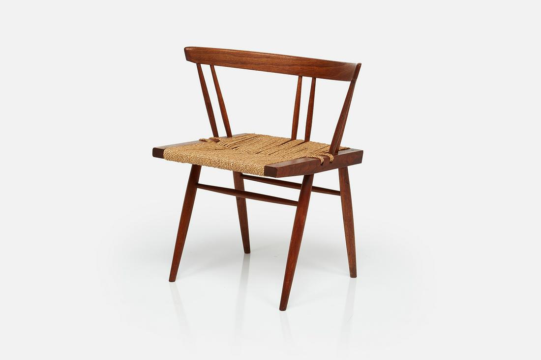 George Nakashima, 'Grass-Seated' Chair (1 of 15)
