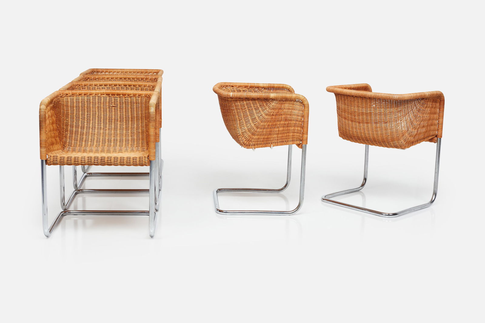 Harvey Probber, Cantilevered Dining Chairs (6) (1 of 20)